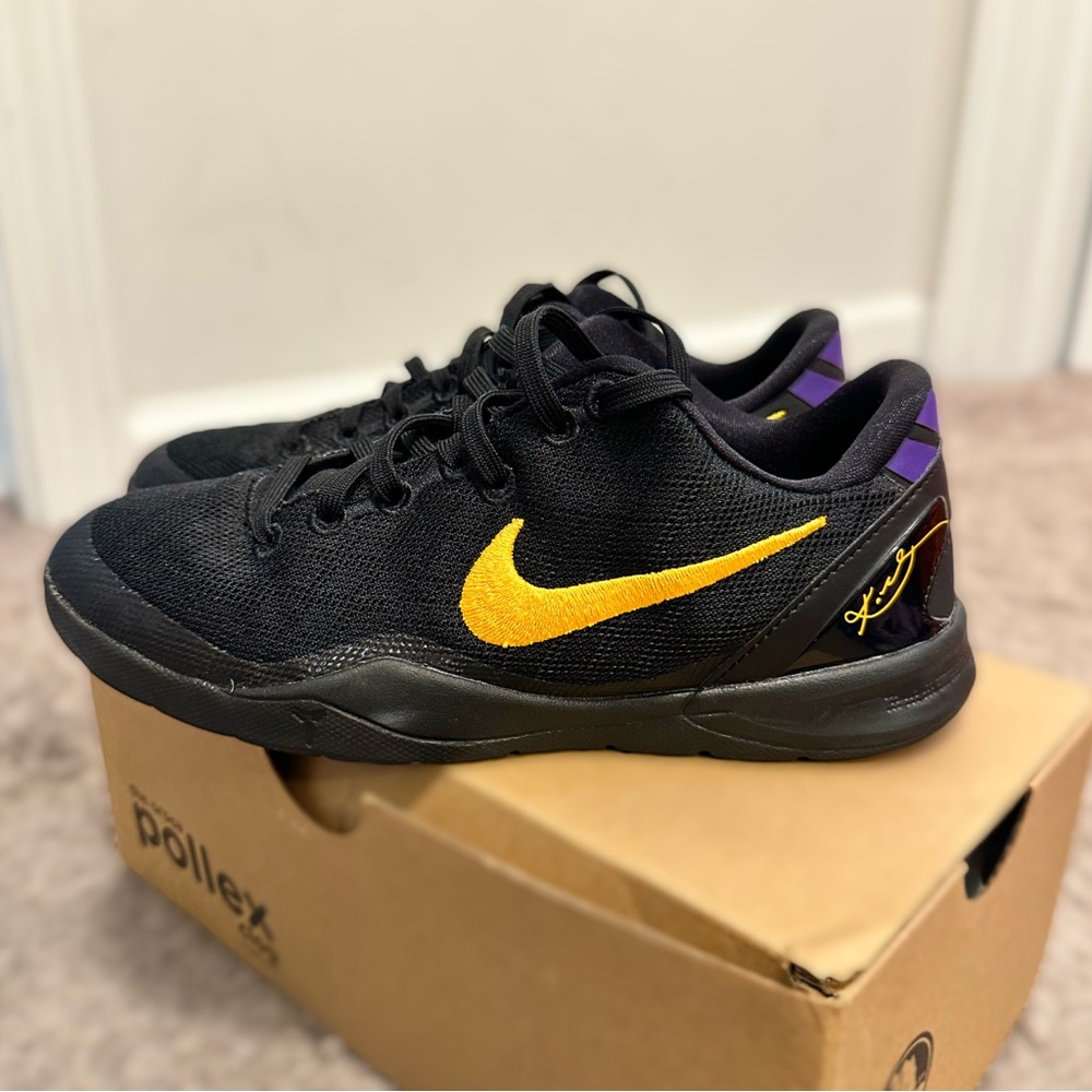 Nike Kobe 8 Lakers Away Pre School